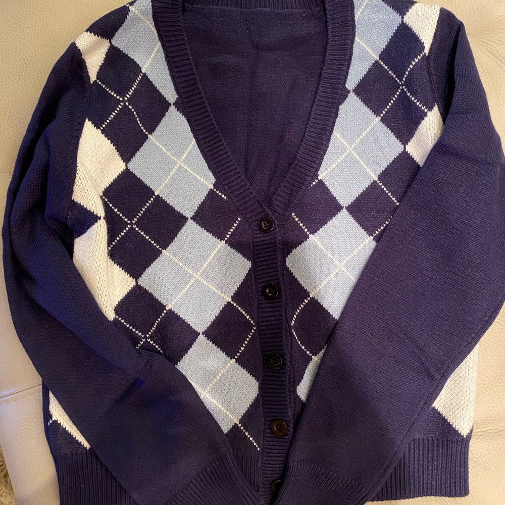 Brand New Plaid Sweater Top